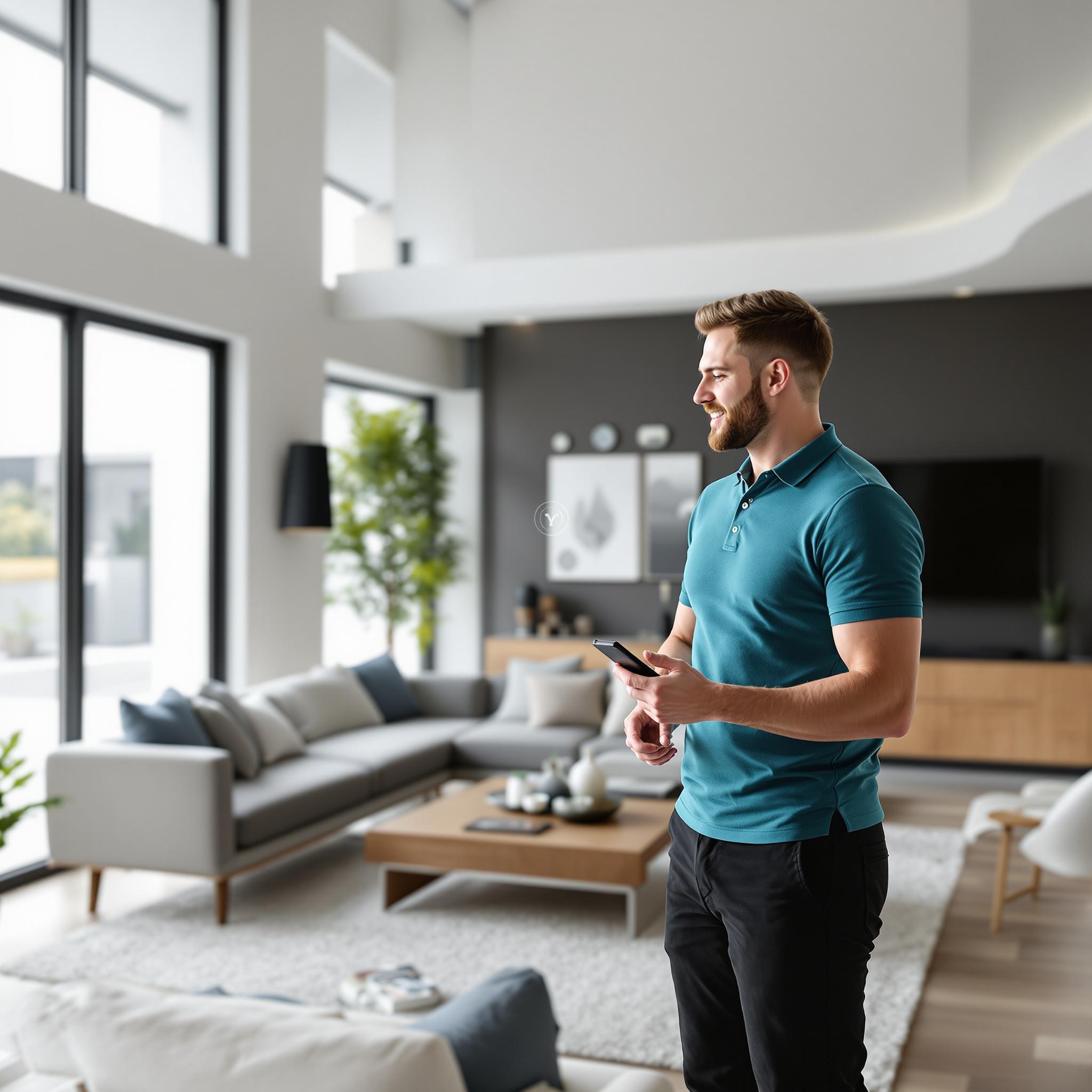 Modern smart home automation installation in Boca Raton